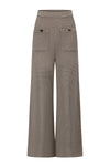 INTO THE EAST 25 Autumn/Winter Khaki/Black Knitted Hollow Straight Pants ITE-E1DGSS020GY20PT-KQH Khaki (E1DGSS027CM20PT)